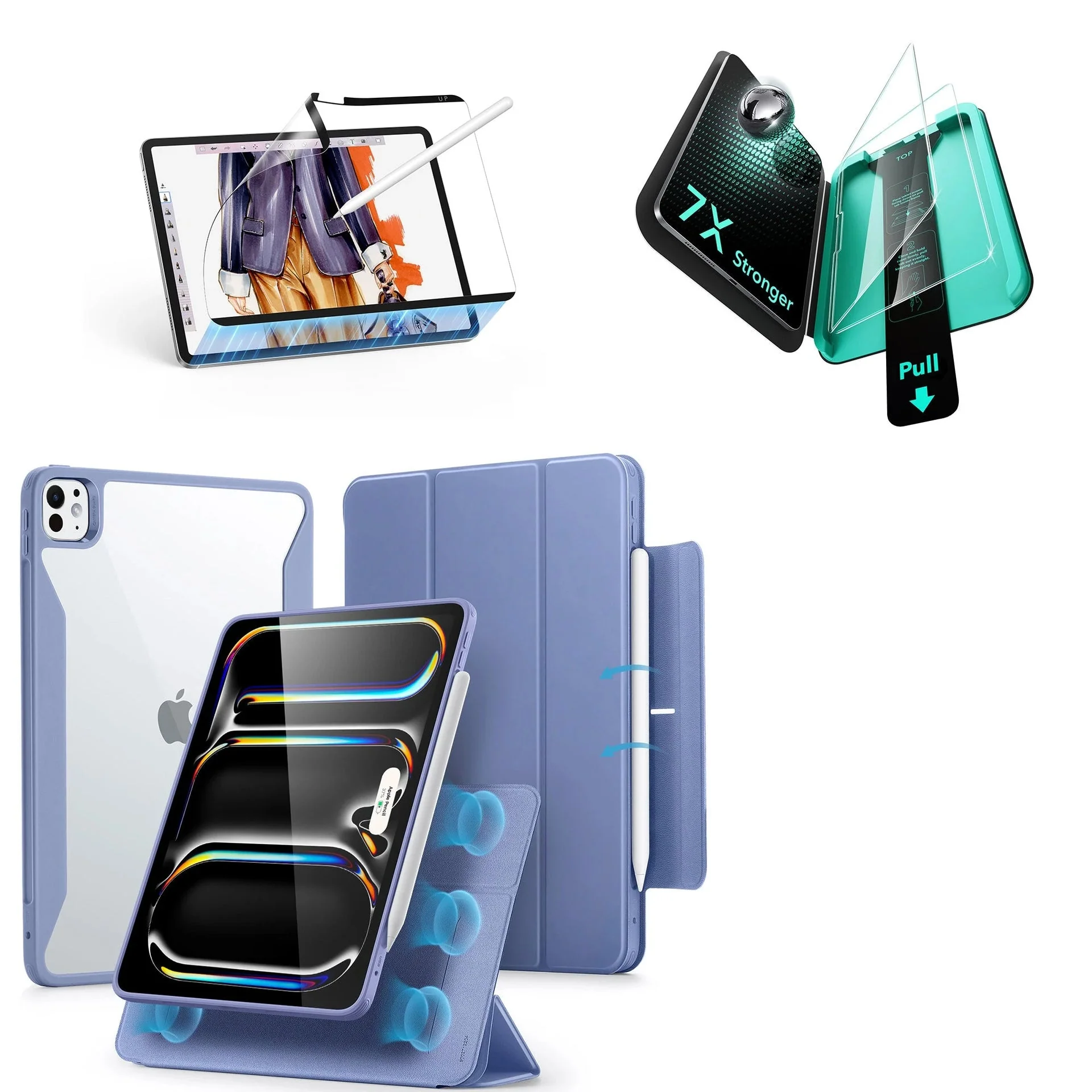 iPad Pro 13ʺ (2025) Rebound Transformation Bundle - Lavender