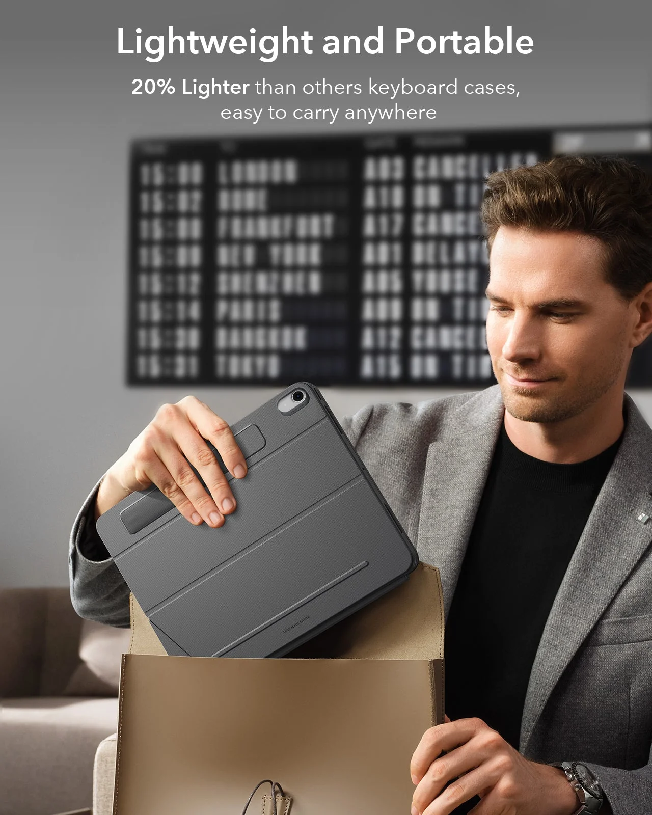 iPad 11" (A16) 2025 Shift Keyboard Case (Detachable) -UK Layout-Dark Gray - Image 9
