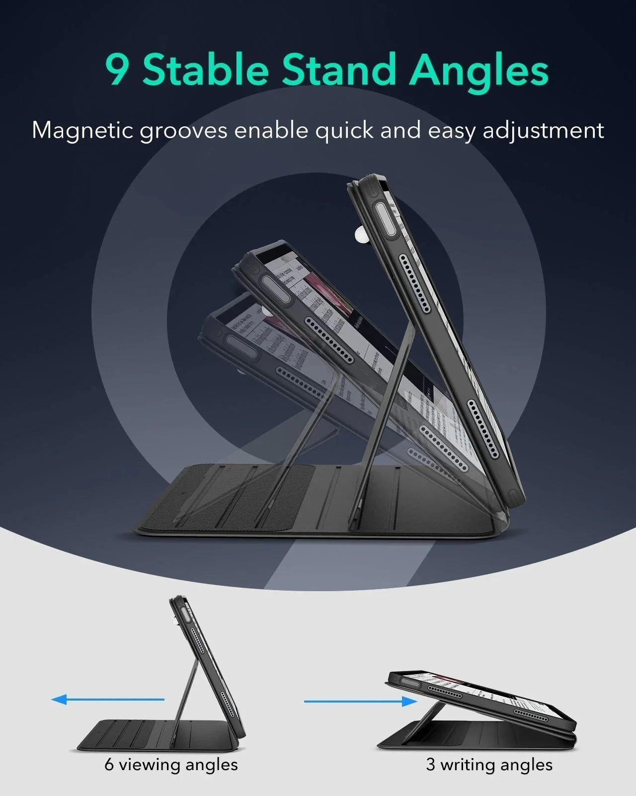iPad Air 13" (M3) 2025 Bundle Shift Magnetic Case with Geo Digital Pencil - Light Purple - Image 8