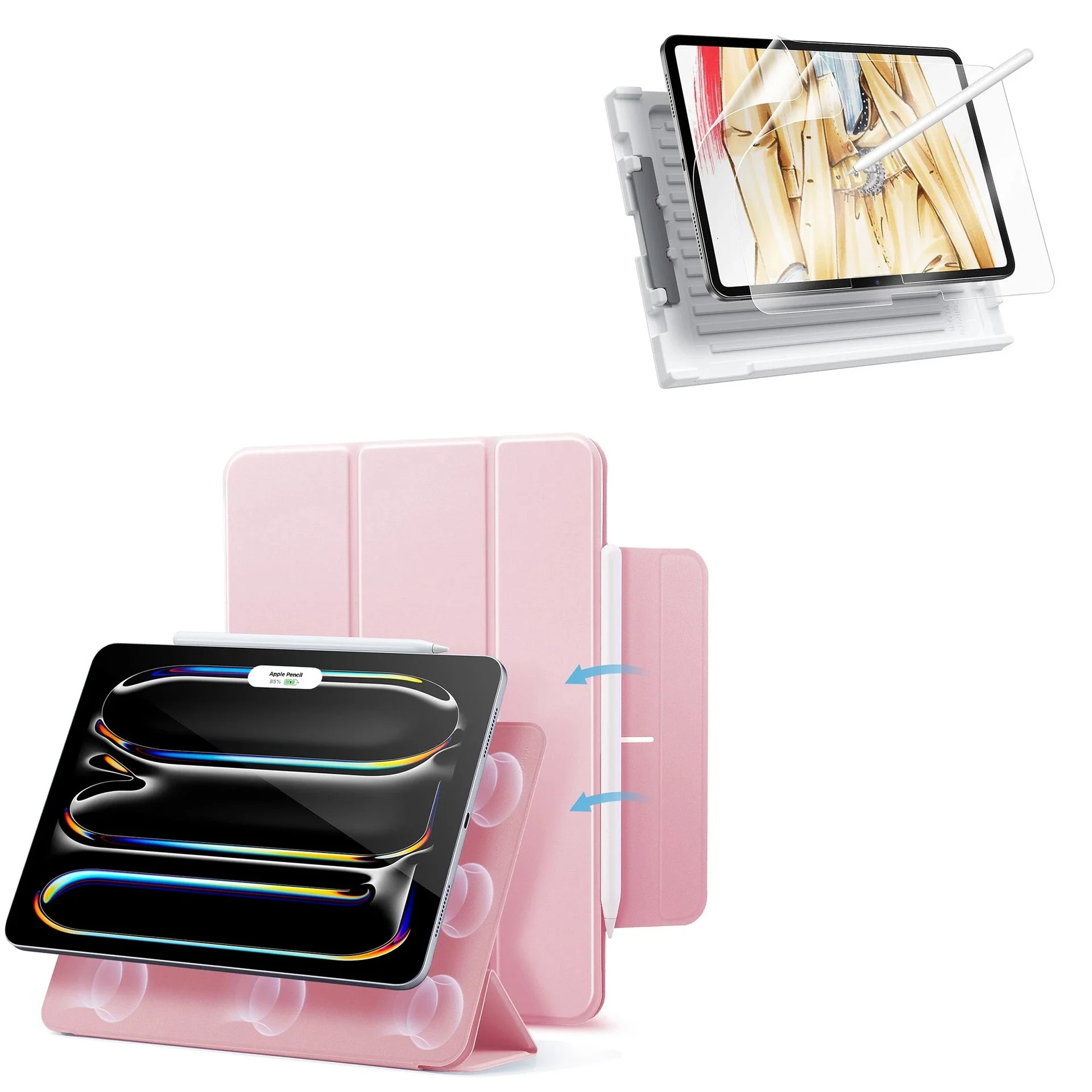 iPad Pro 11ʺ (2025) Rebound Paper-Feel Bundle - Pink