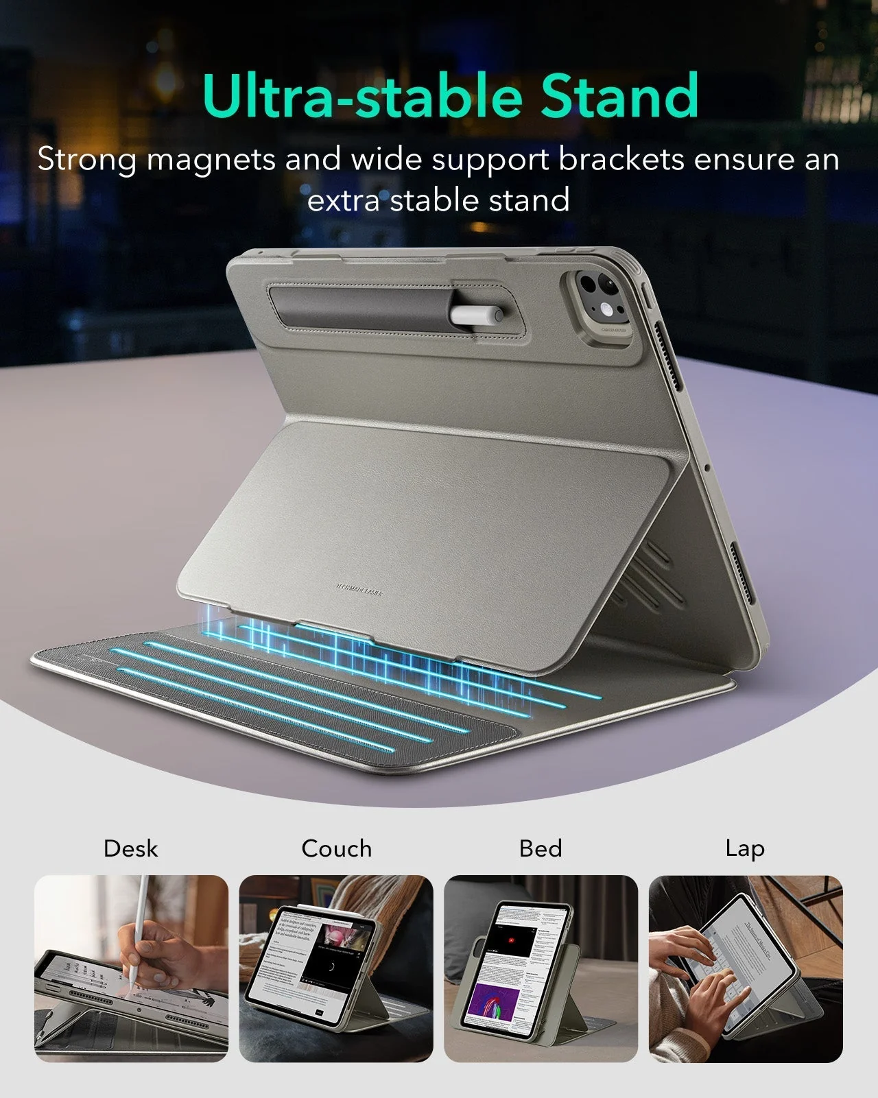 iPad Pro 11ʺ (2025) Shift Magnetic Case - Titanium - Image 4