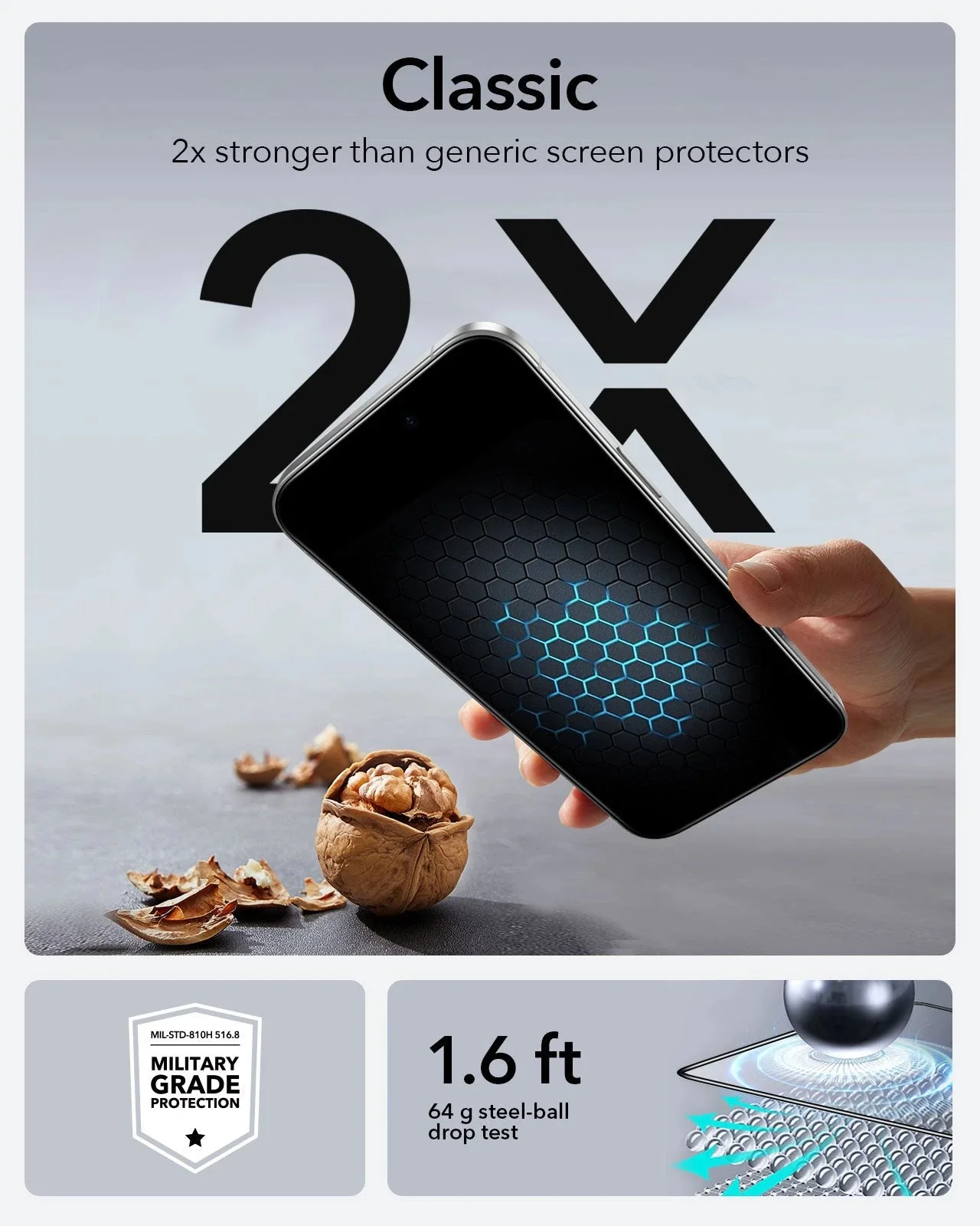 iPhone 16 Pro Max UltraFit Classic Screen Protector -3 Pack - Image 5