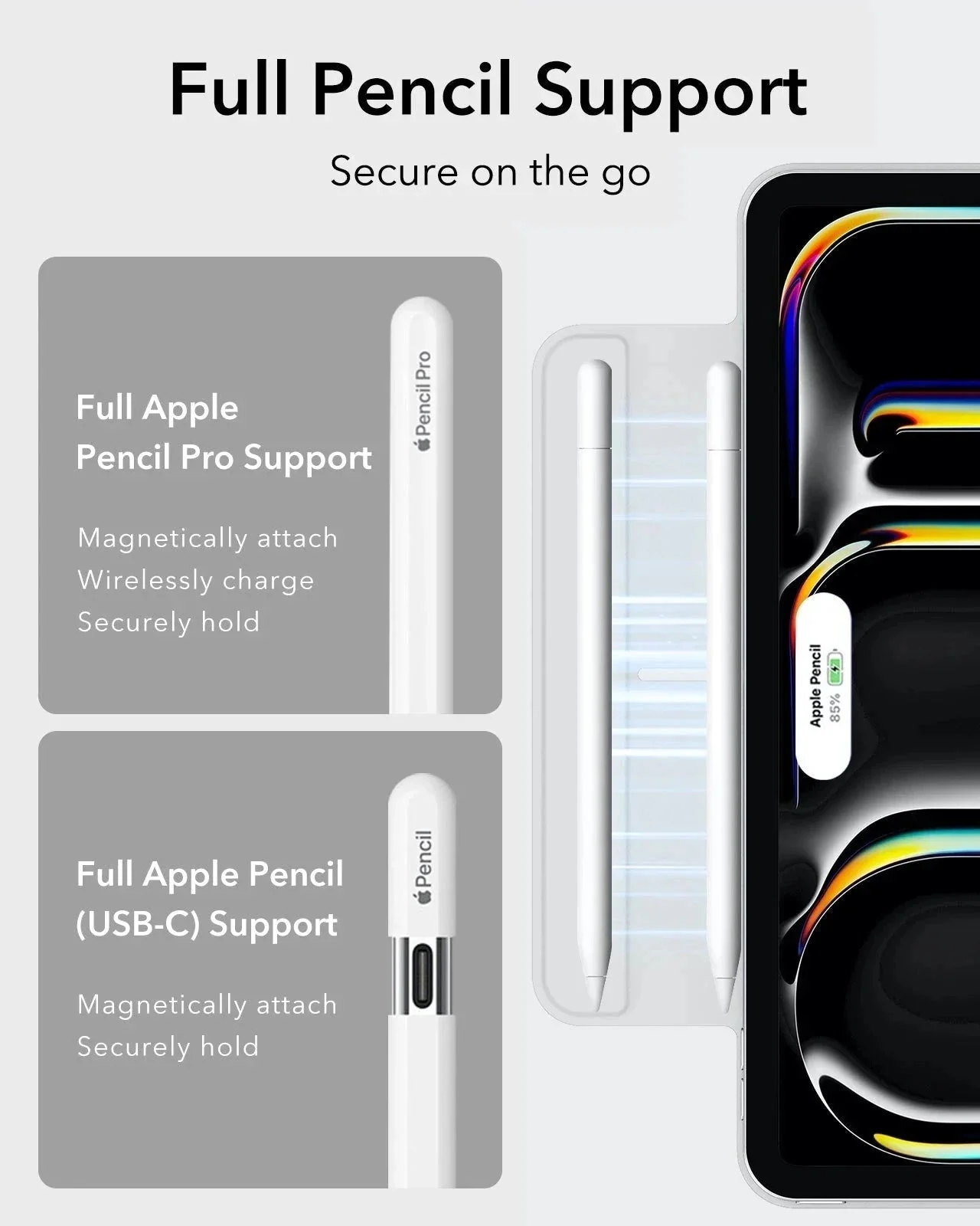 iPad Pro 13" (2025) Rebound Magnetic Case - Brilliant White - Image 3